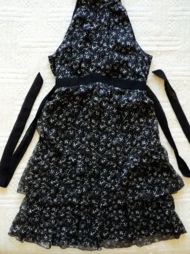 Vestido de seda da Zara