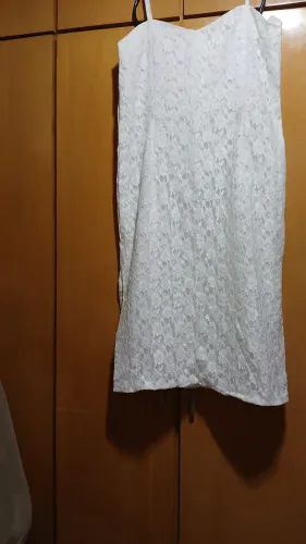 VESTIDO RENDA BRANCO G/ GG