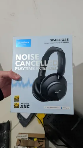 Fone Anker Soundcore Space Q45 Cancelamento Ruído Anc Hi-res Cor Preto
