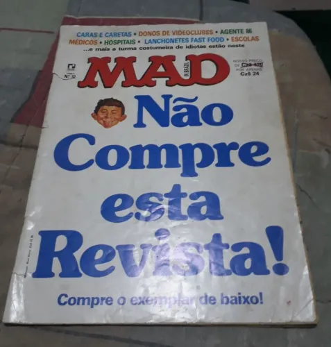 Revista Mad Brasil Nº32 - Clássica!