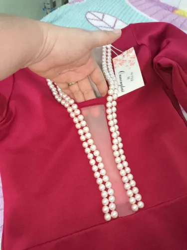 Vestido M Vermelho escuro + 2 brindes