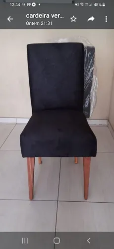 Vendemos cadeira toda de madeira 