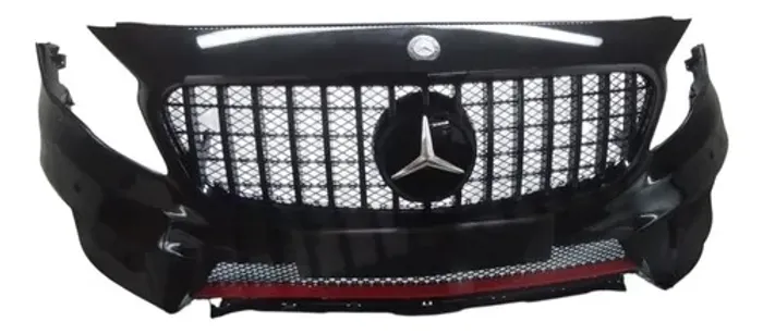 Para-choque Dianteiro Mercedes Gla 2.0 Amg 2016 Com Detalhes Preto