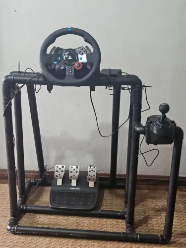 Volante Logitech G29 + Câmbio + Cockpit