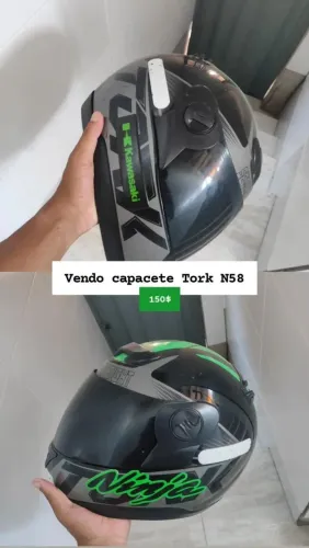 Capacete e intercomunicador 