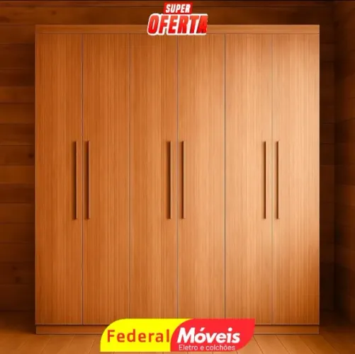 GUARDA ROUPA 100% MDF SUPER OFERTA ENTREGA HOJE 