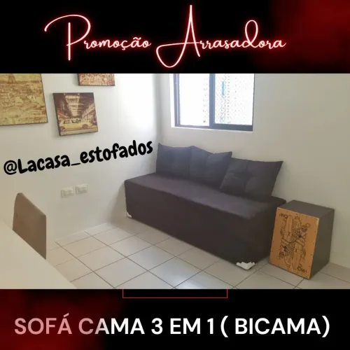 Sofá Cama 3 em 1 (Bicama) - Novo lacrado