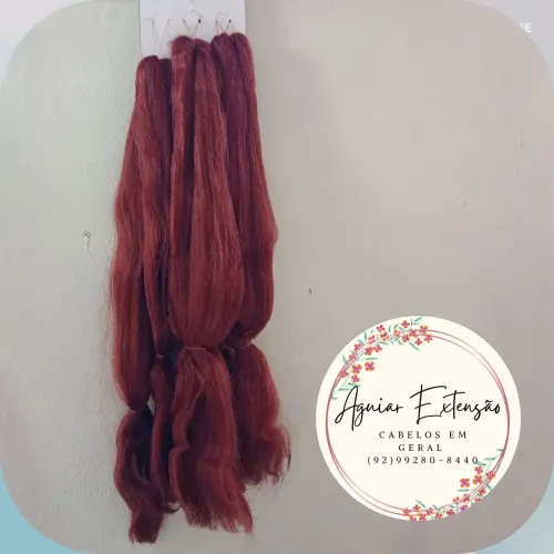 Cabelo jumbo ruivo 