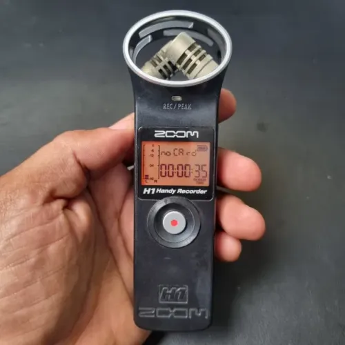 Gravador Digital Zoom H1 - Portátil, Prático e Profissional