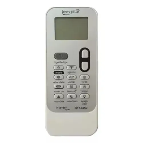 Controle Remoto Ar Condicionado Compatível com Consul Bem Estar Inverter - Novo 