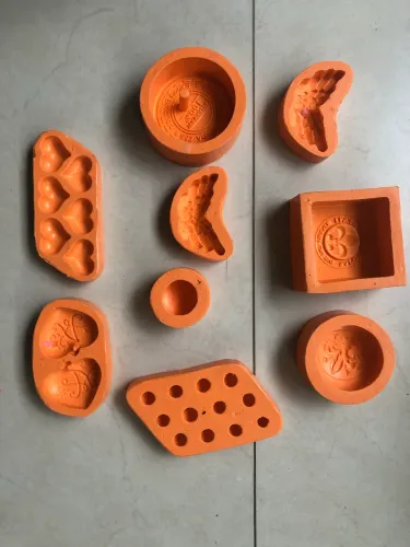 Lote formas silicone saboaria sabonete