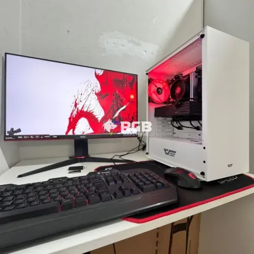 PC Gamer - Ryzen 5 1600X + RX 580 + 16GB + ENTREGA GRÁTIS + 1 ANO DE GARANTIA EM 12X