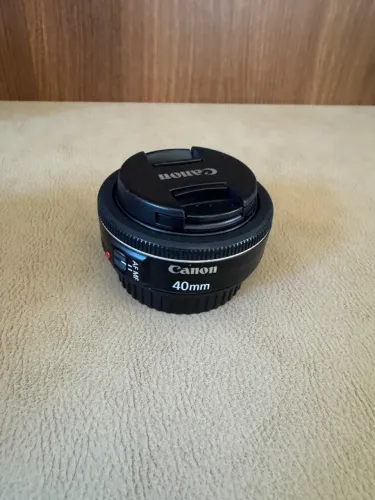 lente canon macro 40mm f2.8 EF