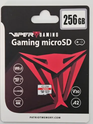 Cartão de Memória Patriot Viper - 256GB