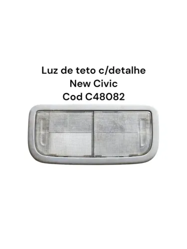 Luz De Teto C/detalhe New Civic Cod C48082