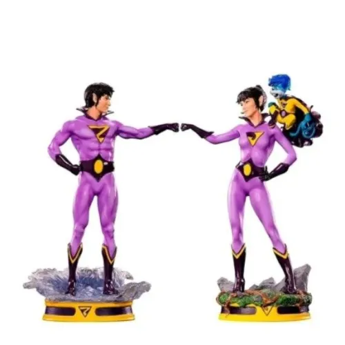 Super Gêmeos (Wonder Twins) DC Comics CCXP 21 - Iron Studios - Art Scale 1/10
