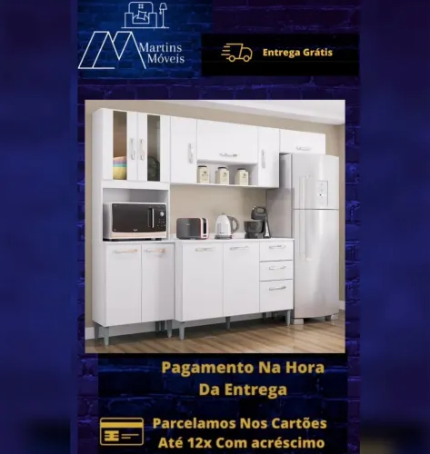 GRANDE PROMOÇÃO COZINHA LAVÍNIA COMPLETA NOVO ENTREGA GRÁTIS ACEITA CARTÃO 