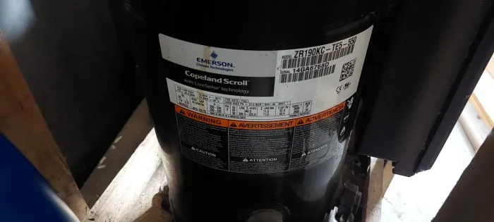 Compressor de 15 TR trifasico 220 volts