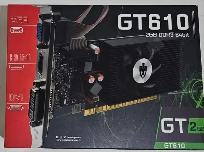 PLACA DE VIDEO GT610 NOVA!