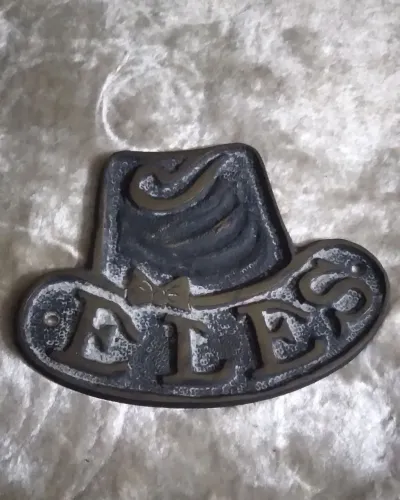 Placa em bronze ELES