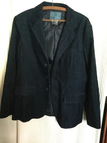 Blazer de veludo BlueSteel  azul 