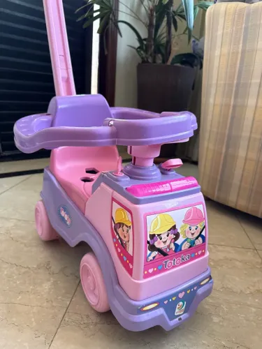 Andador/Triciclo Totoka Infantil Interativo Rosa e Lilás