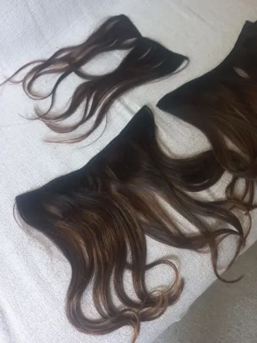 Cabelo Natural pronto para uso 2pcs 30cm / 1pc 20cm