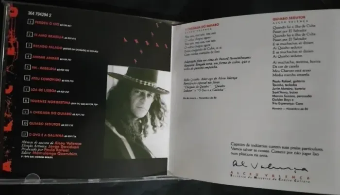 CD Musical - Alceu Valença - Andar, andar - Com encarte