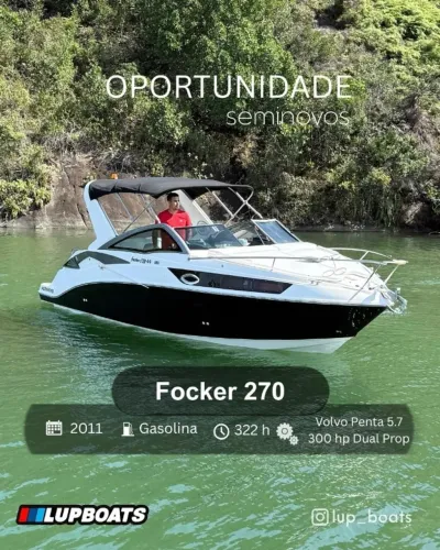LANCHA FOCKER 270 - 2011 (REAL, FOCKER, VENTURA, NX BOATS, PHANTOM)