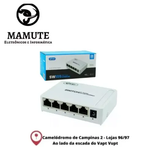 Switch 5 Portas 10/100/1000 Kp-sw105 Knup