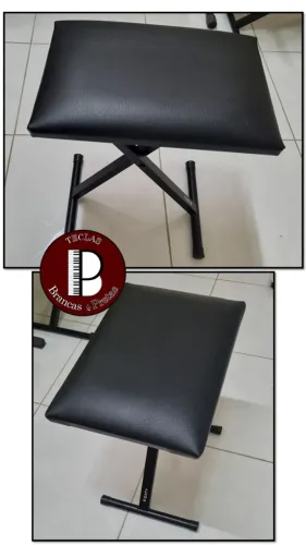 Banco para Piano/Teclado Saty BSX-01 - NOVO - NF + Garantia (dividimos em até 12x)