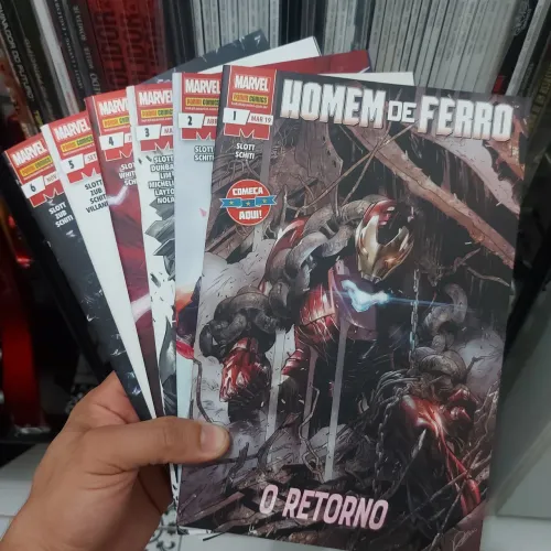 Quadrinhos Homem de Ferro - O Retorno 