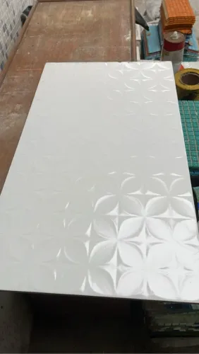 Placa de Revestimento 3D Branca