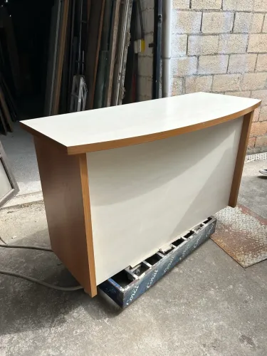 3 balcões de atendimento em mdf 