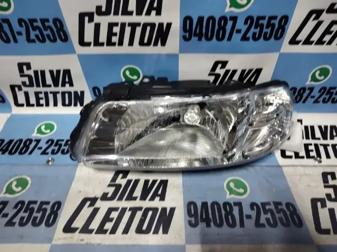 farol esquerdo gol g3 foco simples cromado 
