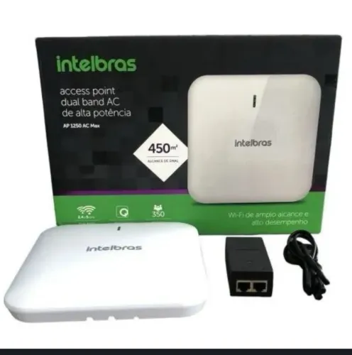 Roteador Access Point Corporativo Ap 1250 Ac Max Intelbras