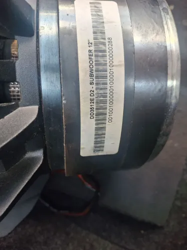 Subwoofer 12'' DD 1500 rms 1 taramps 3500 rms