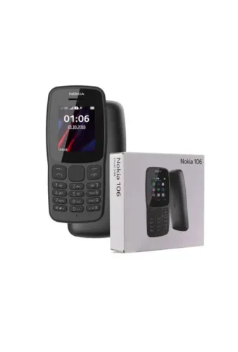 TELEFONE CELULAR COM TECLAS NOKIA 106 TA1114DS PRETO