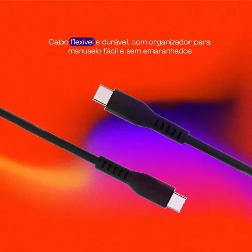Cabo De Carregador USB-C Para USB-C