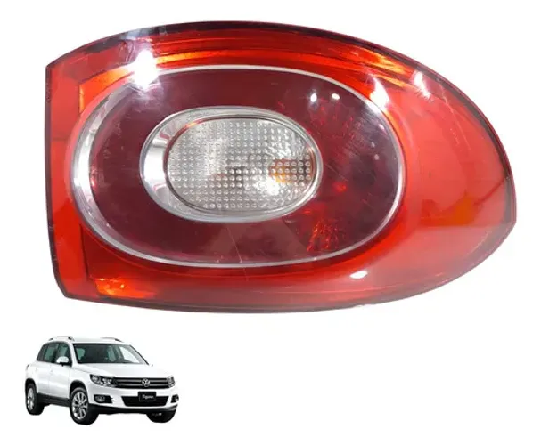 Lanterna Traseiro Esquerdo Volkswagen Tiguan Tsi 2012 Esquerdo/motorista Branco
