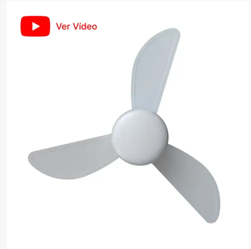 Ventilador de Teto Branco - Novo