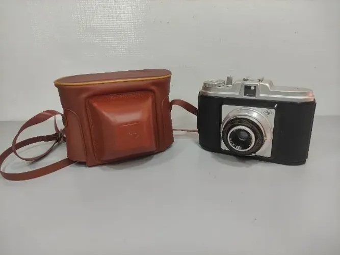 Máquina Fotográfica Agfa Alemã Rara Analógica Decoração F7a  (Usado)