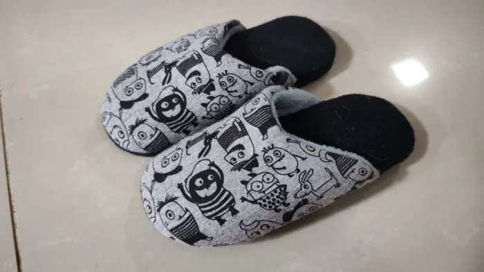 Pantufa chinelo artesanal monstros, menino, 100% algodão, bem quentinha NOVA 