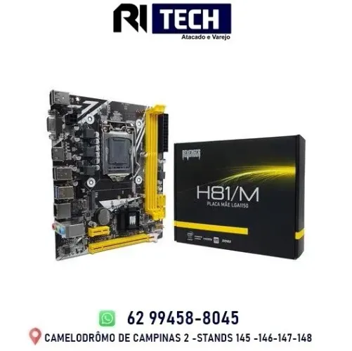 Placa Mãe Knup Revenger G-h81/m Lga 1150 Intel, 4ª Geração, DDR3, M.2 Nvme, Rede Gigabit 