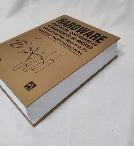 Livro "Hardware-curso profissional "- Silvio Ferreira - Capa Dura