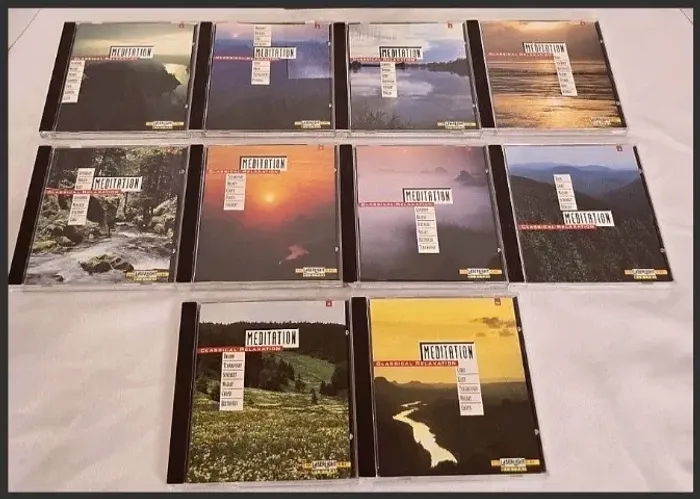 10 CDS Coleção Erudito Meditation Importados