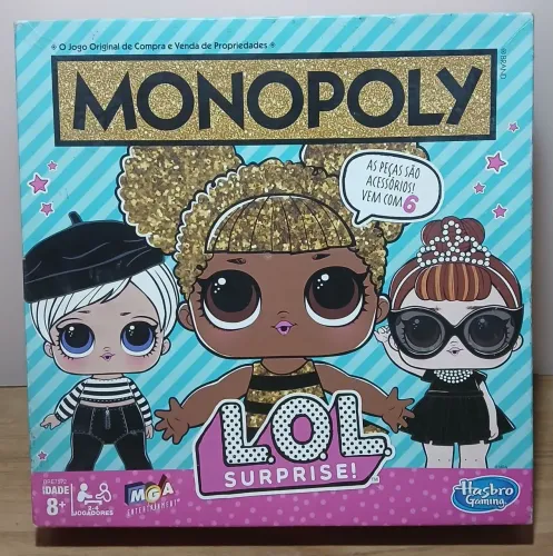 Jogo de Tabuleiro Monopoly L.O.L. Surprise! da Hasbro Gaming