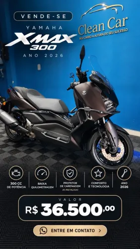 YAMAHA XMAX 300 CONNECTED 2026 ? LINDA E SUPER CONSERVADA