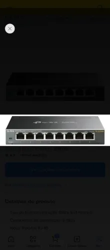 Switch 8 Portas TP-link TL-SG108E
