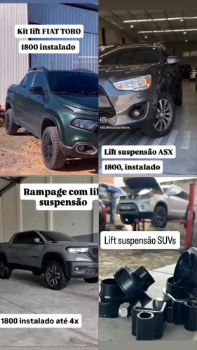 Fiat toro kit lift suspensão completo ou correção